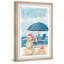 Sandy Snowman - Single Picture Frame Painting-1589921284
