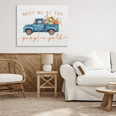 «Meet Me Pumpkin Patch Canvas» par Lux + Me Designs