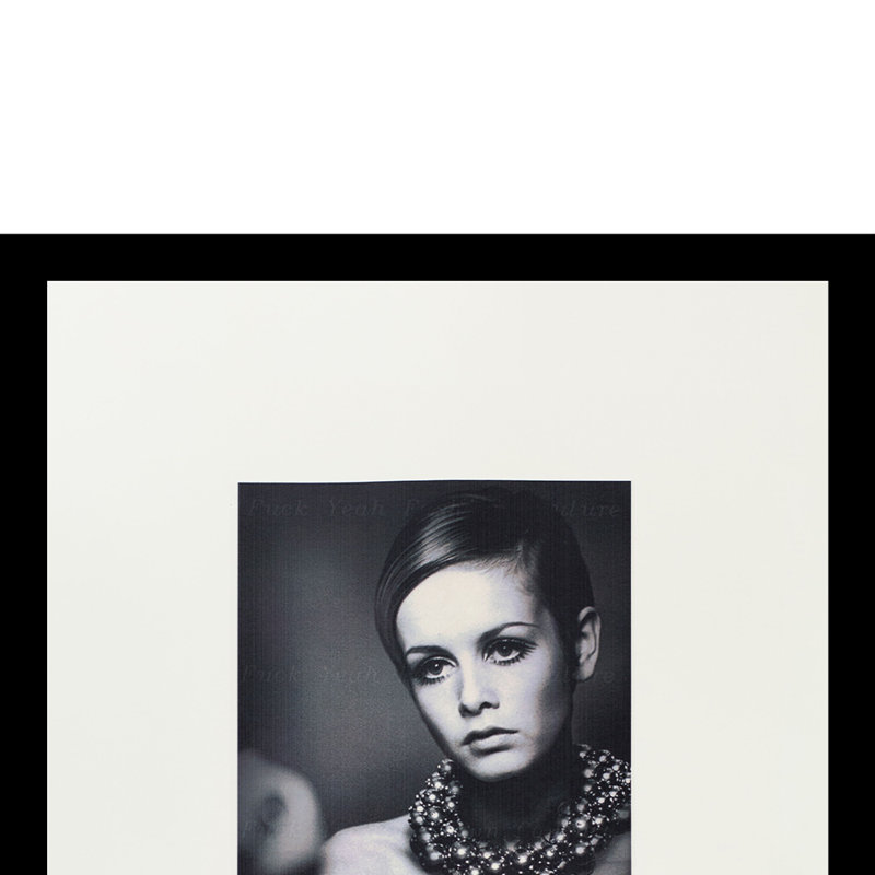 Twiggy Designer Fashion, reproduction encadrée