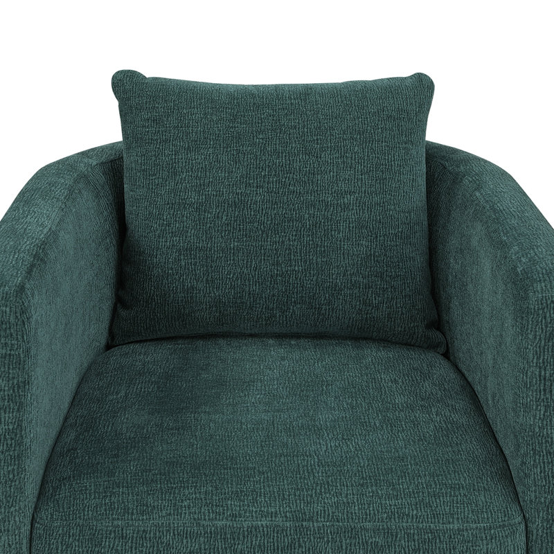 Fauteuil demi-tonneau Sutton, Paon