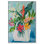 Art Remedy, sac à fleurs tropicales encadré de fleurs dans un vase 55517