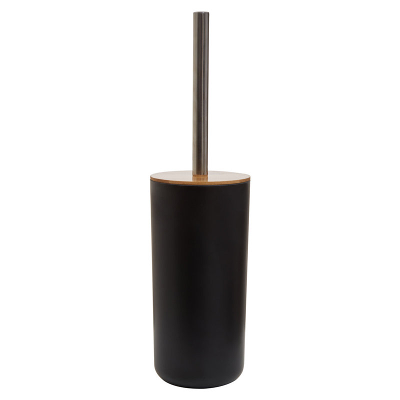 Lemay Free-Standing Toilet Brush & Holder, Black