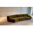 Ernest Premium Satin Velvet Modular 3pc Sofa