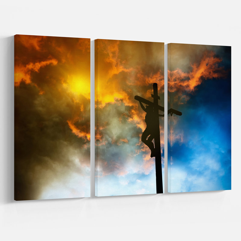 Impression sur toile, "Jésus sur la croix"