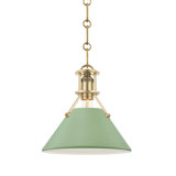 Painted No.2 1 - Light Single Cone Pendant