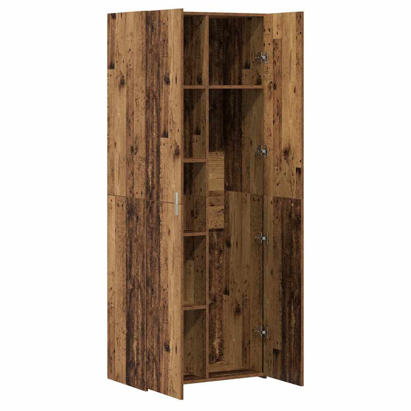 Highboard 70X42.5X185 Cm Engineered Wood, Brown