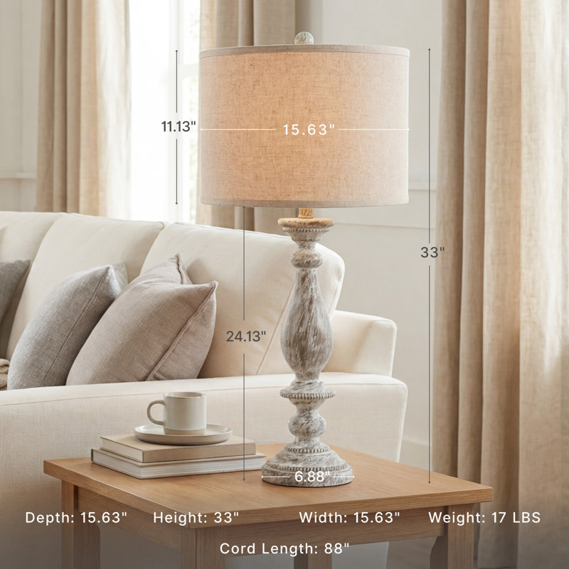 Ogden Resin Table Lamp