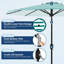 Parasol d'extérieur rayé 10 pi-1765548801