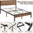 Metal Platform Support With Under Bed Storage-775633527