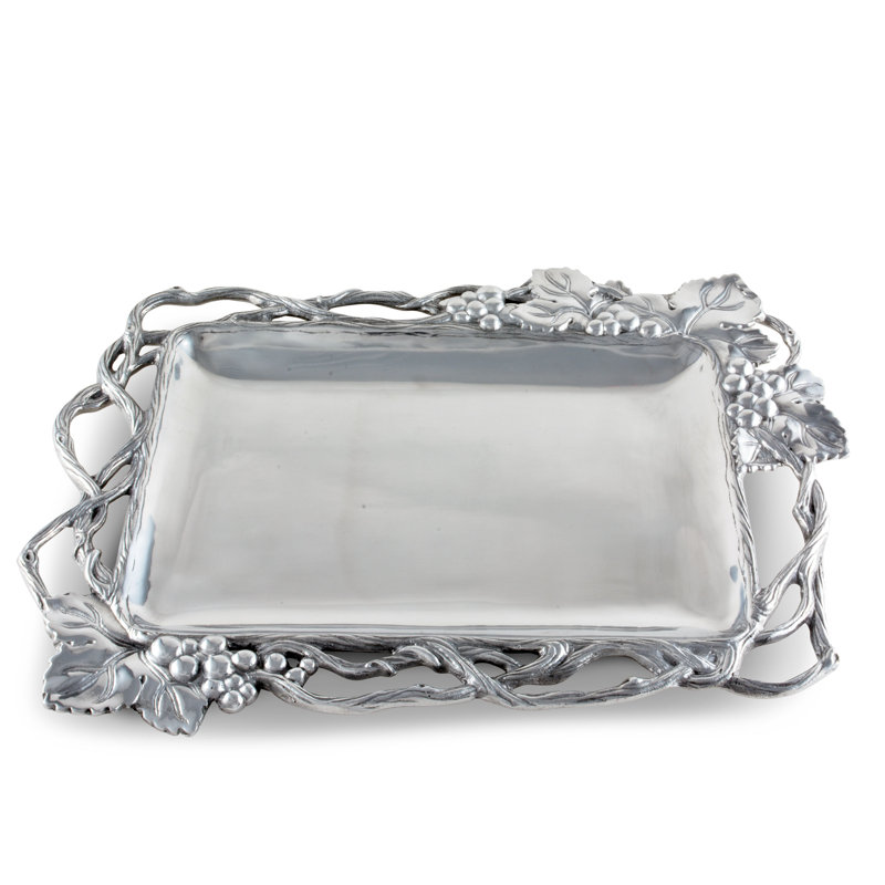 Grape Metal Decorative Tray