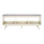 Banc de rangement en bois avec tablettes-1965268452
