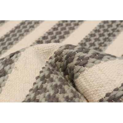 Nevada Grey Kilim 5'2" x 8'0"