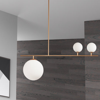 Orion 3 Light Unique / Statement Geometric Chandelier