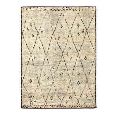 Smathers Hand Knotted Wool Argyle Indoor Rug