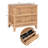 Charming 3-Drawer Side Table for Various Rooms, Enhancing Décor