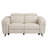 Global United Top Grain Italian Leather Loveseat With Power Recliner-1749832704