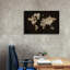 Toile épique «Wood World Map» par Lori Deiter, 40 po x 26 po
