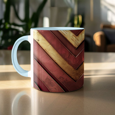 Chevron 11oz Accent Coffee Mug