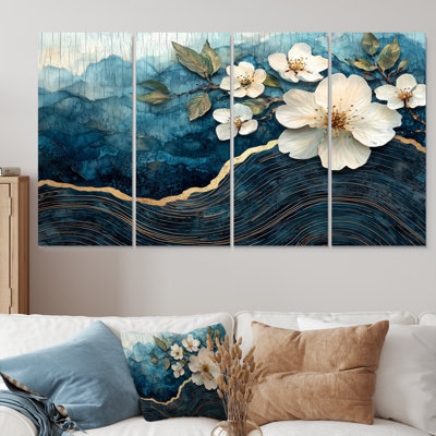Gothard - fleur de pommier - art mural traditionnel