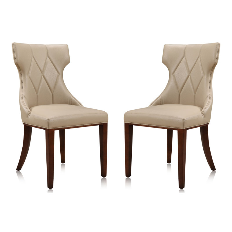 Chaise d'appoint rembourrée en velours Sutherland, Crème, crème