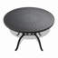 Ensemble de salle à manger 7 pièces en aluminium coulé toutes saisons comprenant 6 chaises pivotantes et une table ronde de 47,24 po avec cadre-295117455