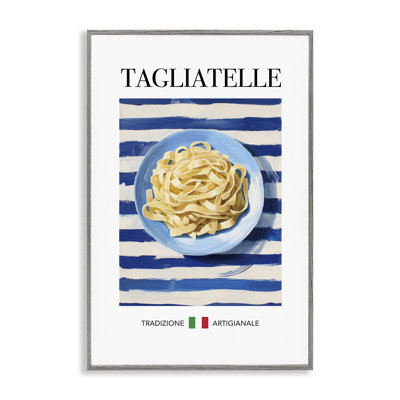 Giclée encadrée de tagliatelles traditionnelles, design par Andreas Magnusson