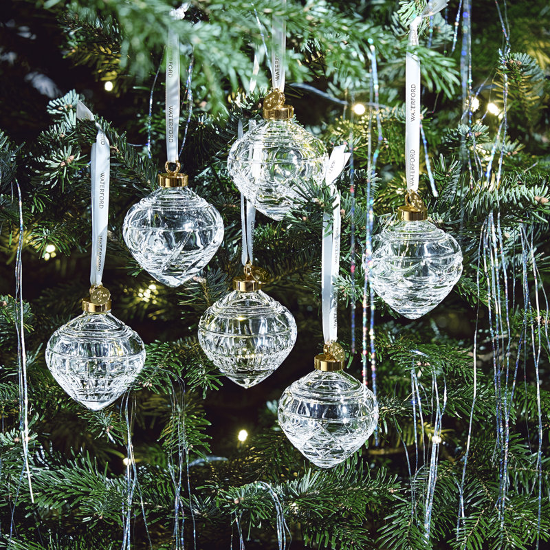 Winter Wonders Baubles Holly, Set of 6