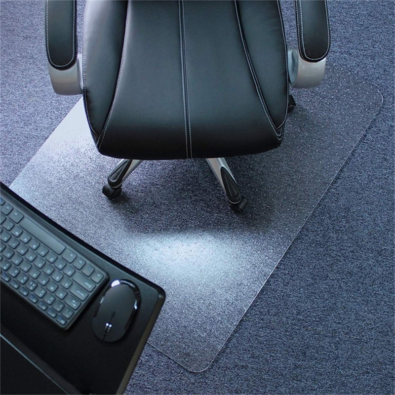 Low Pile Carpet Rectangular Chair Mat