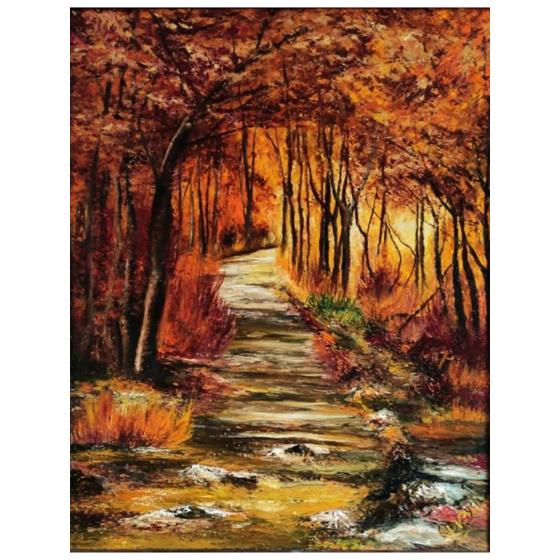 Into The Wilderness | Huile sur toile | Par Qureysh Basrai