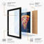Slice of Fire Modern - Framed Print-905537843-905537853