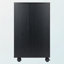 Armoire mobile noire avec bacs et tiroirs Sutton, H 26,12 po x l 31,86 po x P 15,84 po-1646894881