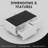 Myabella 93L Smart Coffee Table with Freezer and Fridge, Multiple charging and Bluetooth Speaker-1373179499