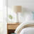 Nightstand Light, Off White Table Lamp