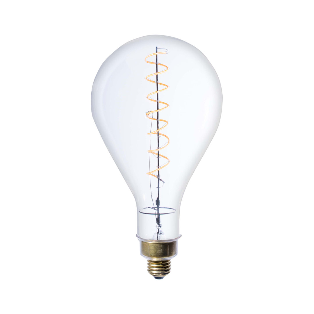 Oversized PS52 Clear LED Edison Bulb, 60 Watt Equivalent, E26 Dimmable 2200K Bulbrite Industries