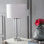 Lampe de table 29,25 po Silberston
