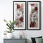 Cadre photo, ensemble de peintures sur papier