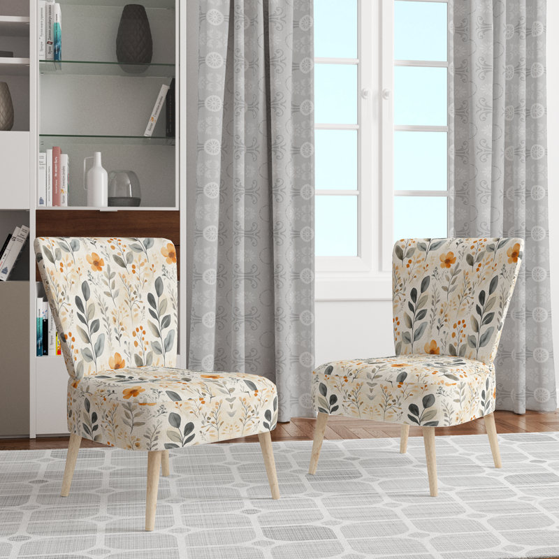 Chaise d'appoint Boho, Chaise d'appoint sans accoudoirs