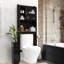 Armoire au-dessus de la toilette pour salle de bain - Améliore le rangement et l'apparence