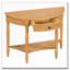 Console demi-lune avec tiroir et tablette-1184890984