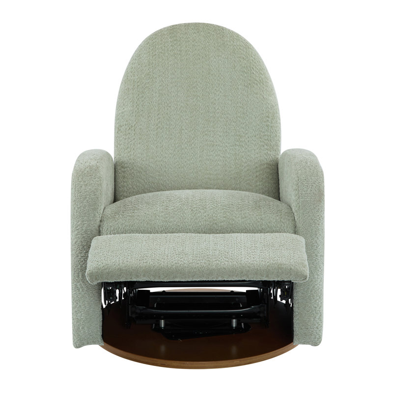 360 Swivel and Glider Recliner Chair-Light Green, Light Green