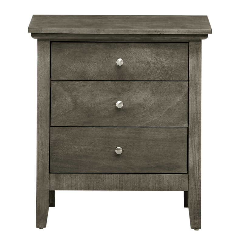 Table de chevet grise pour la vie moderne