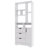 Latitude Run 71" H X 29.5" W Storage Bookcase Cube Bookshelf with Display Shelves, Drawers and Doors-680067124