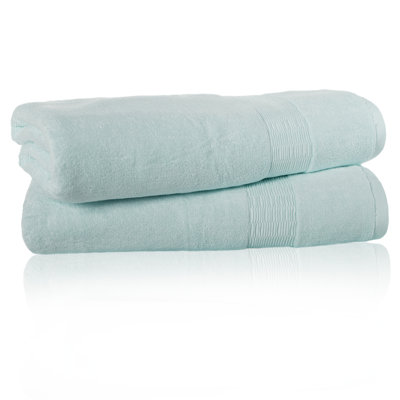 Ensemble de serviettes de bain en coton 2 pièces 100% Low Twist