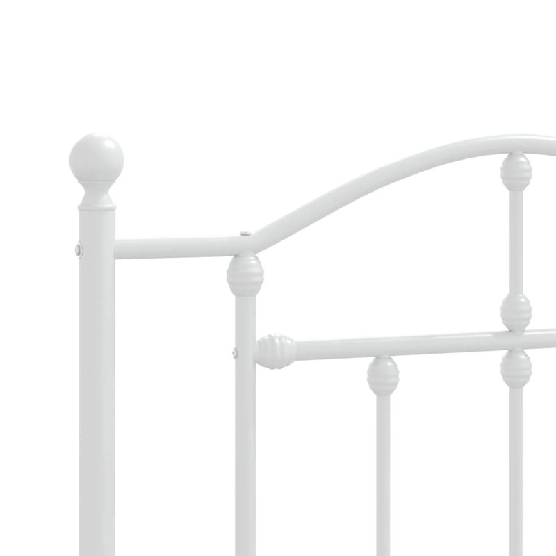 Kathi Metal Bed, White