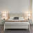 22" H Black Modern Clear Glass Bedside Table Lamp Set