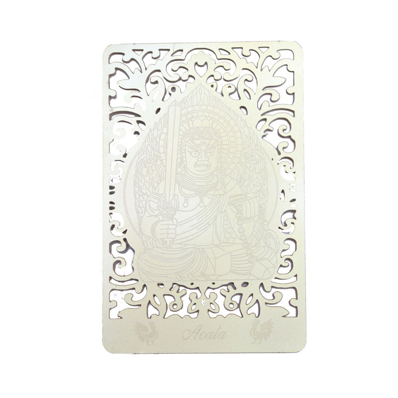 Décoration murale « Talisman de bodhisattva » Acala imprimé sur une carte