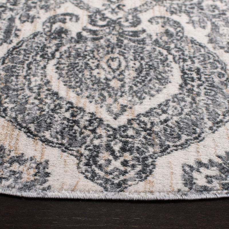Coyer Performance Ikat Rug, Round 6'7"