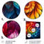«Colorfulfloral Fractal Spiral I», impression d'art mural en métal fractal-2051255443