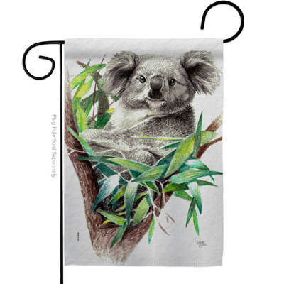 Koala House 2-Sided Wildlife Polyester Garden Flag