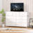Dresser for Bedroom TV Stand for 55” TV, Entertainment Center with 10 Drawers, Storage Organizer Unit for Living Room-1462762190